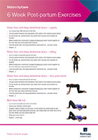 Physiotherapy Post-partum Exercises